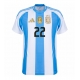 Argentina Lautaro Martinez #22 Tricou Fotbal Replică Copa America 2024 Barbati Acasa
